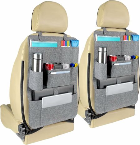 2 Sacs de rangement pour siège de voiture