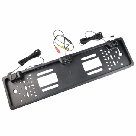 Support de plaque avec caméra