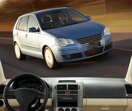 Tapis de protection tableau de bord VW POLO 5