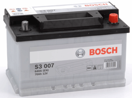 BATTERIE BOSCH S3 70AH, 640A,S3007 L3B
