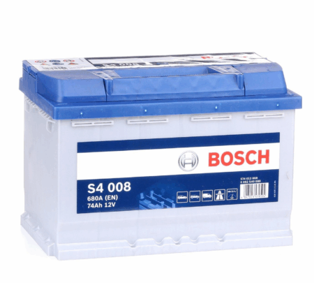 BATTERIE BOSCH S4 008 12V 74AH 680A (L3)